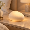 woieeo™ GlowPebble Sculptural Ambient Bedside Lamp