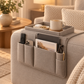 woieeo™ RollMate Sofa Caddy & Multi-Pocket Organizer